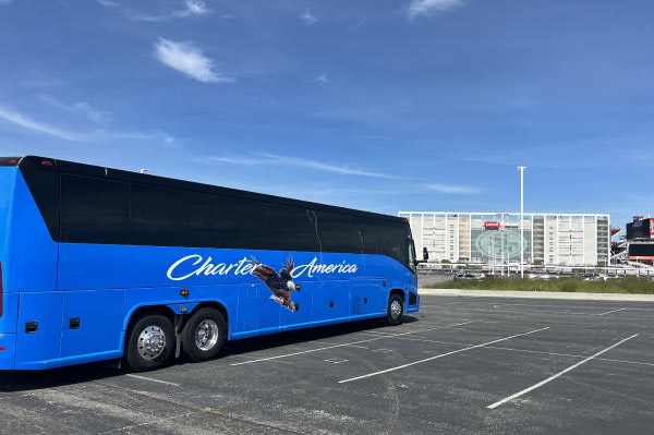 charter bus for match and sports event in sacramento california